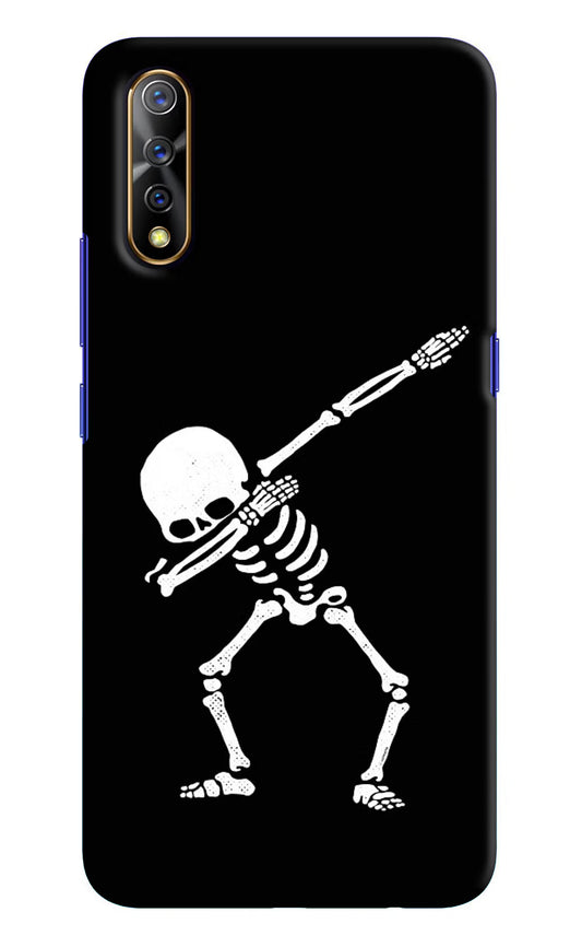 Dabbing Skeleton Art Vivo S1/Z1x Hard Case Back Cover by Casekaro