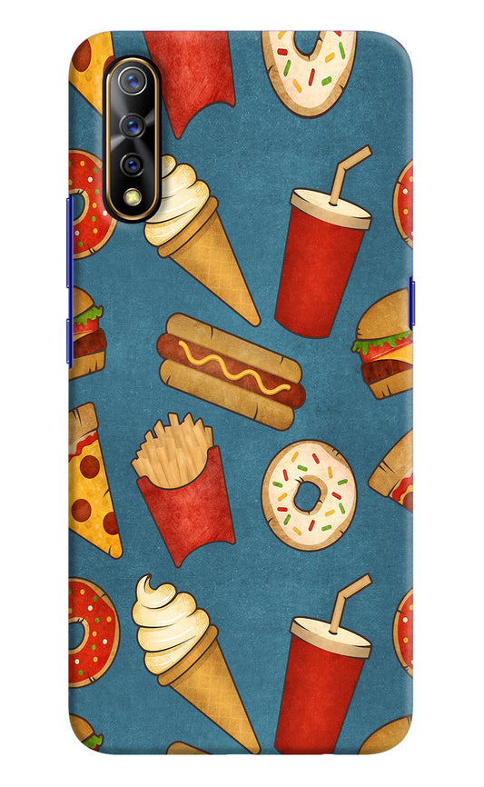 Foodie Vivo S1/Z1x Hard Case Back Cover by Casekaro