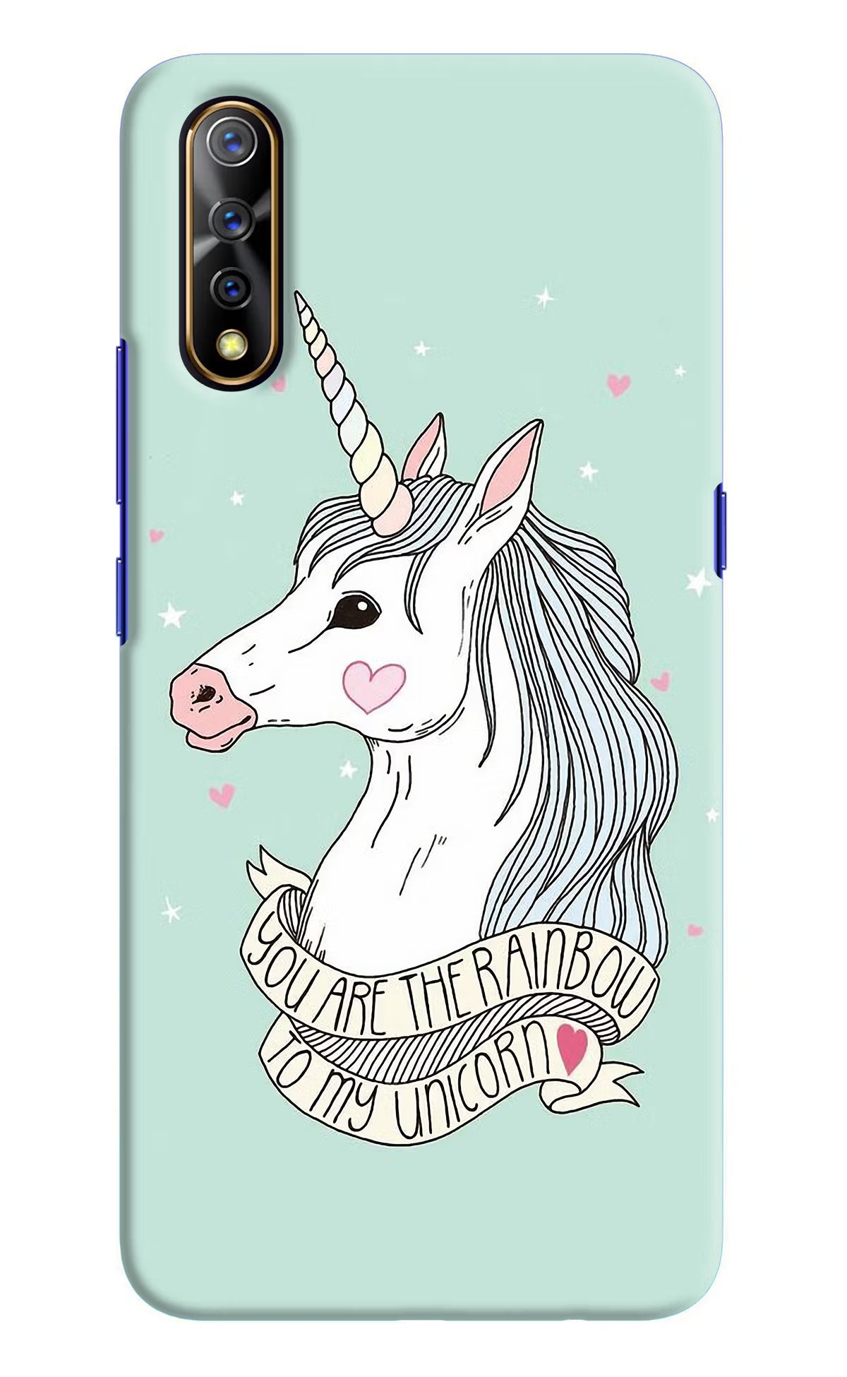 Unicorn Wallpaper Vivo S1/Z1x Hard Case Back Cover by Casekaro