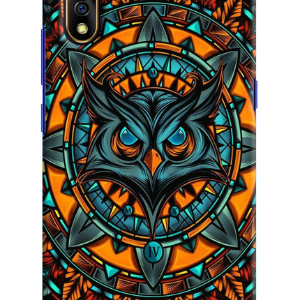 Angry Owl Art Vivo S1/Z1x Hard Case Back Cover by Casekaro