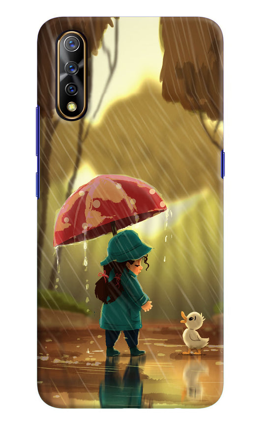 Rainy Day Vivo S1/Z1x Hard Case Back Cover by Casekaro