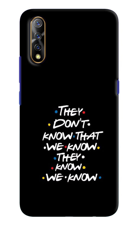 FRIENDS Dialogue Vivo S1/Z1x Hard Case Back Cover by Casekaro