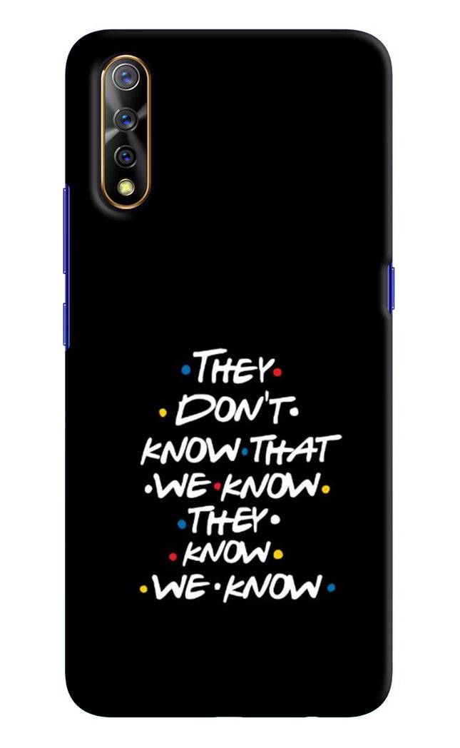 FRIENDS Dialogue Vivo S1/Z1x Hard Case Back Cover by Casekaro