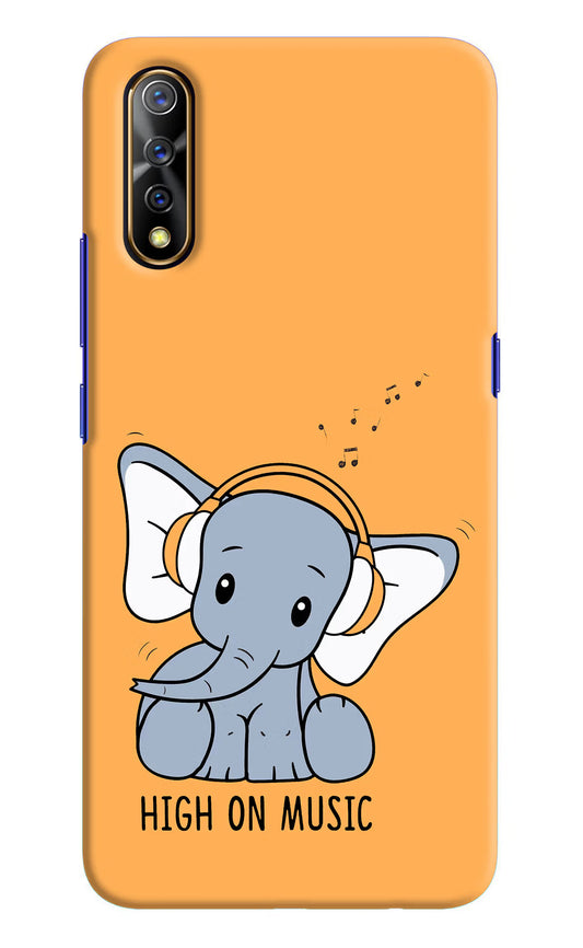 High On Music Vivo S1/Z1x Hard Case Back Cover by Casekaro