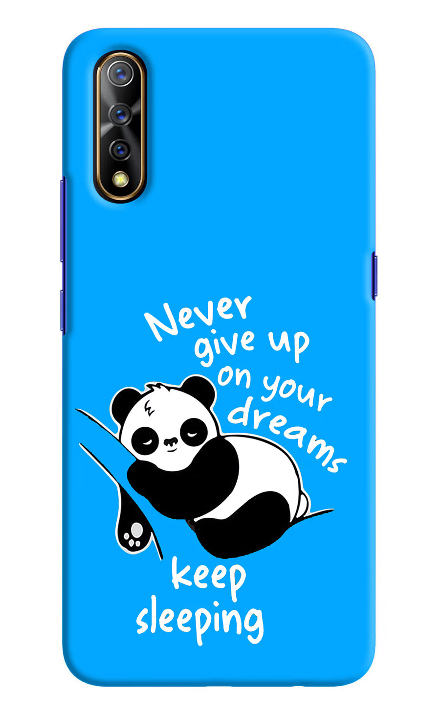 Keep Sleeping Vivo S1/Z1x Back Cover, Hard case
