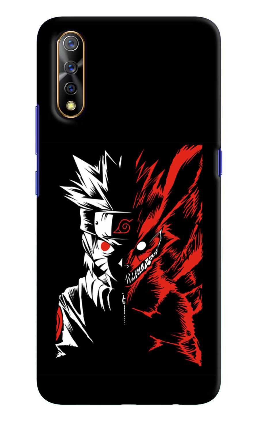 Naruto Two Face Vivo S1/Z1x Back Cover, Hard case