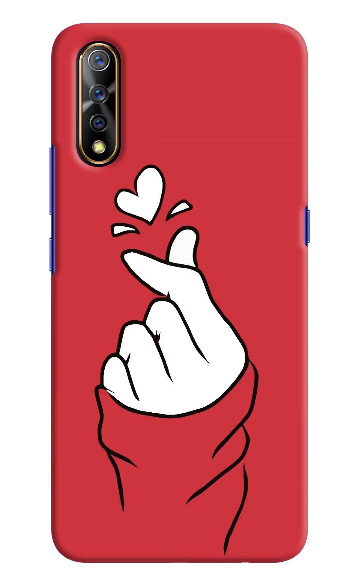 Korean Love Sign Vivo S1/Z1x Hard Case Back Cover by Casekaro