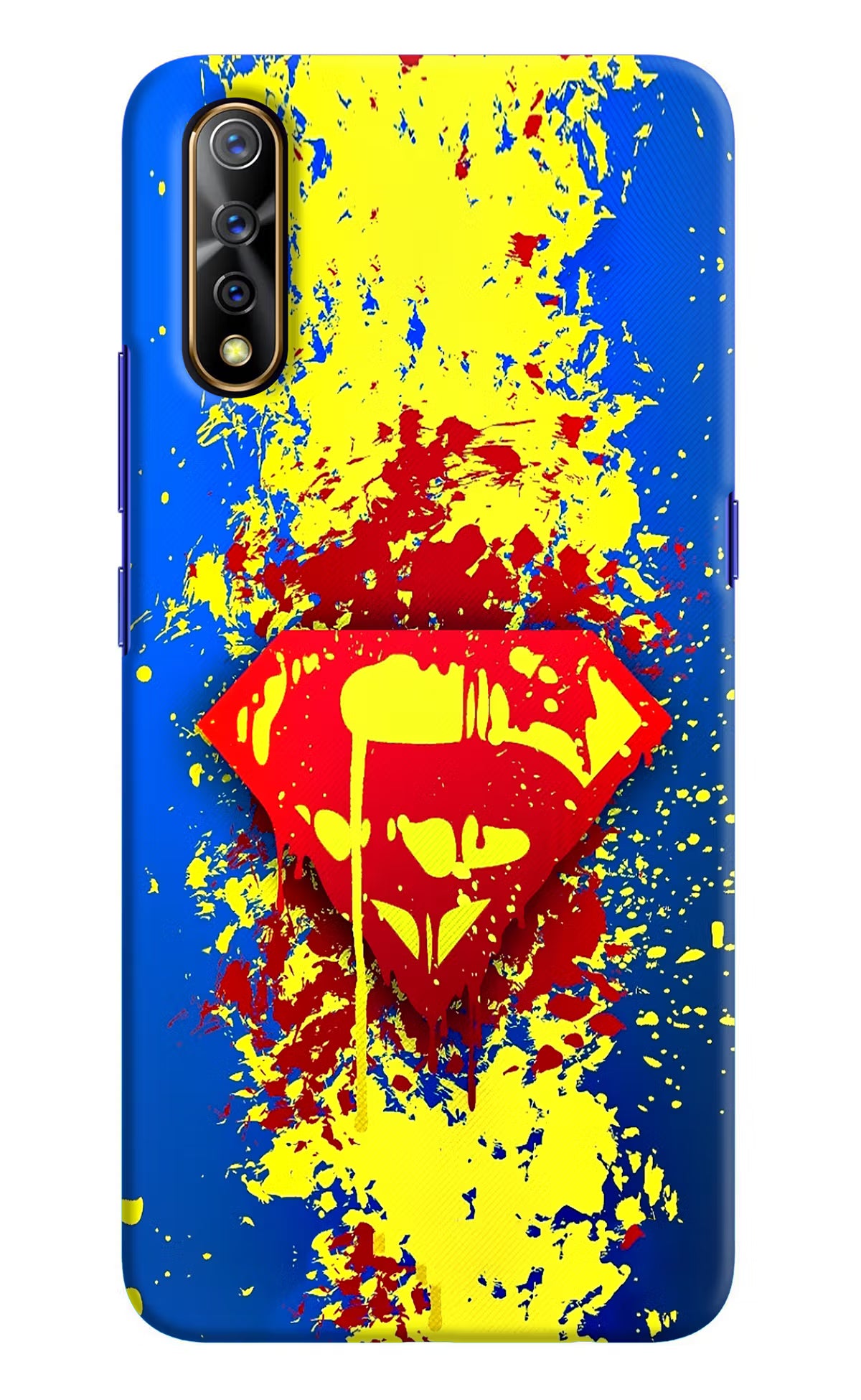 Superman logo Vivo S1/Z1x Hard Case Back Cover by Casekaro