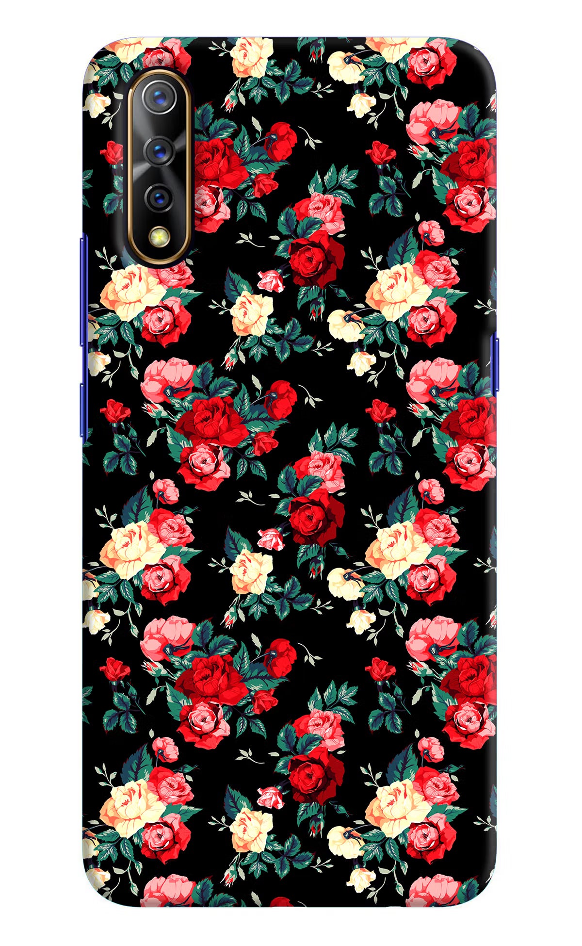 Rose Pattern Vivo S1/Z1x Hard Case Back Cover by Casekaro