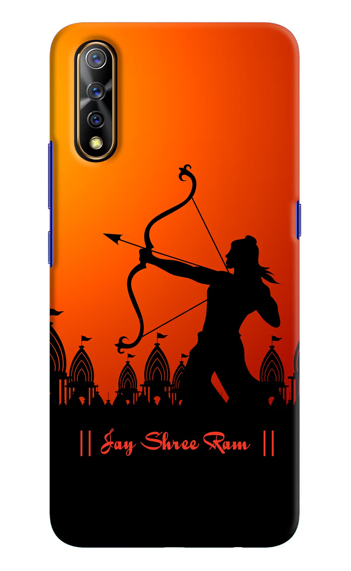 Lord Ram - 4 Vivo S1/Z1x Hard Case Back Cover by Casekaro