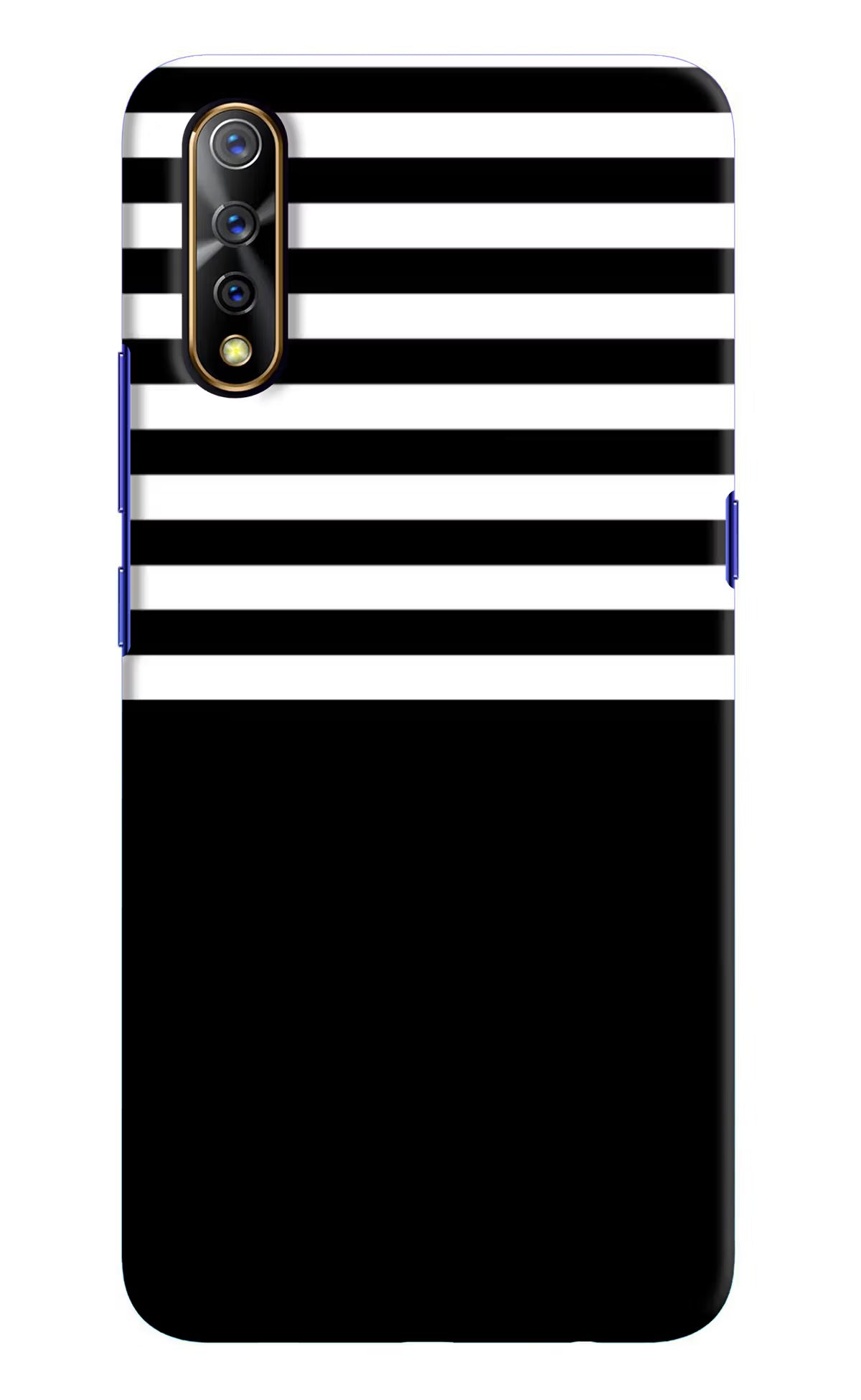 Black and White Print Vivo S1/Z1x Hard Case Back Cover by Casekaro