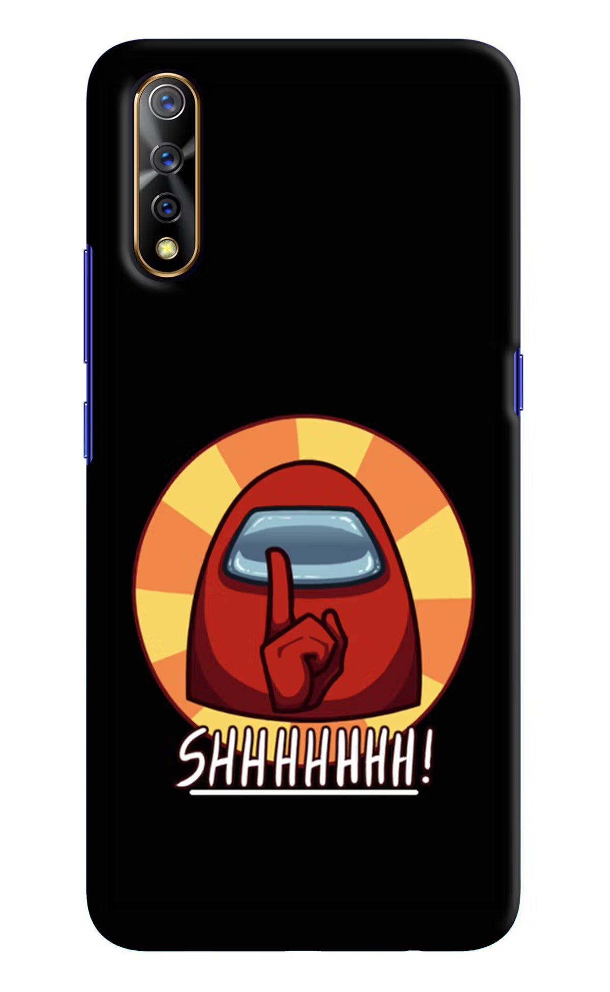 Among Us Shhh! Vivo S1/Z1x Hard Case Back Cover by Casekaro