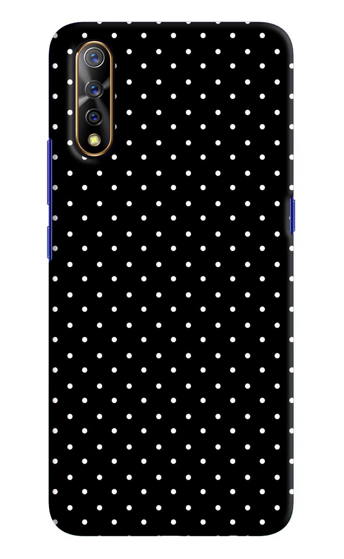White Dots Vivo S1/Z1x Hard Case Back Cover by Casekaro