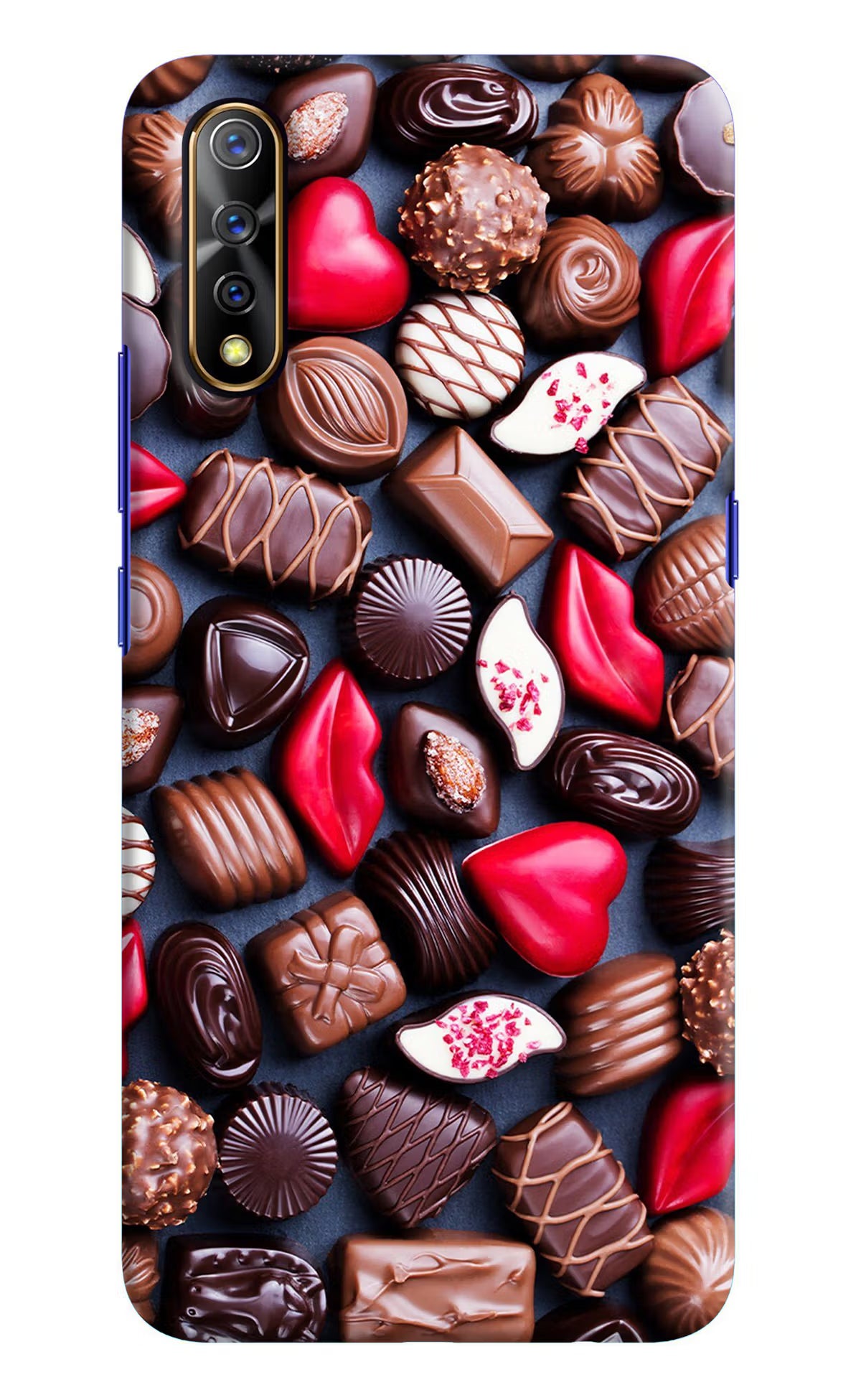 Chocolates Vivo S1/Z1x Hard Case Back Cover by Casekaro