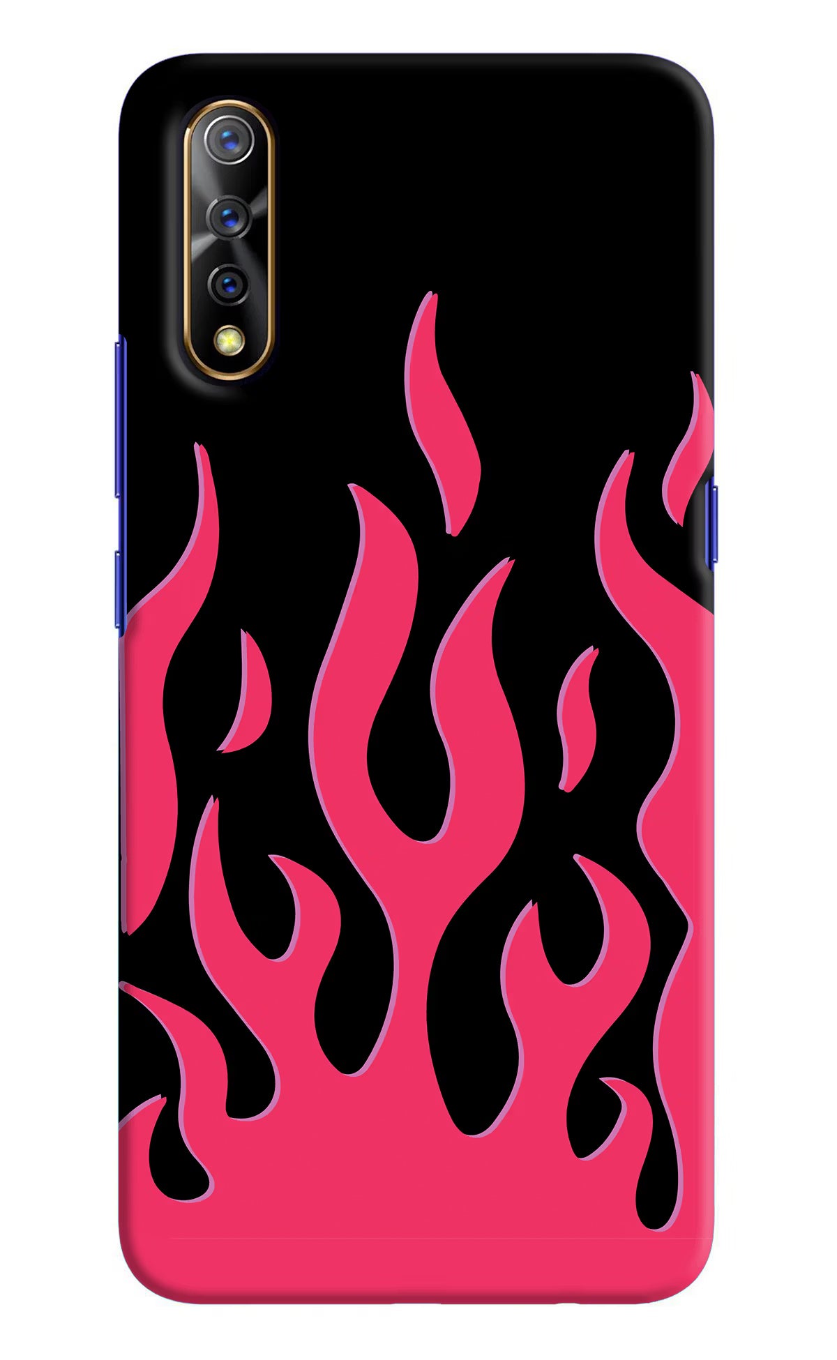 Fire Flames Vivo S1/Z1x Hard Case Back Cover by Casekaro