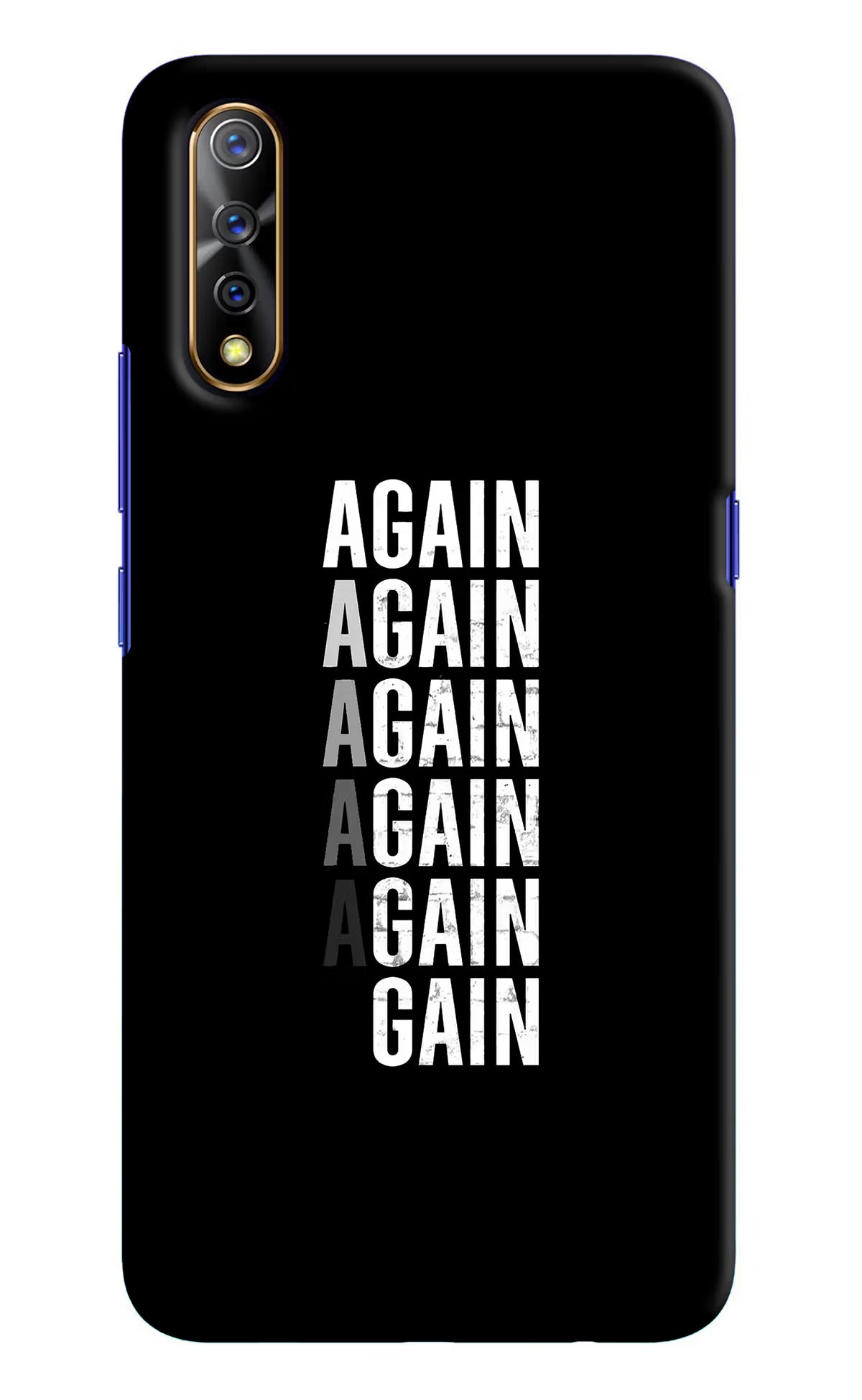 Again Again Gain Vivo S1/Z1x Hard Case Back Cover by Casekaro