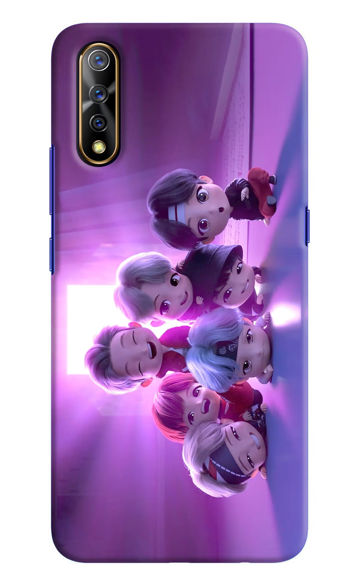 BTS Chibi Vivo S1/Z1x Hard Case Back Cover by Casekaro