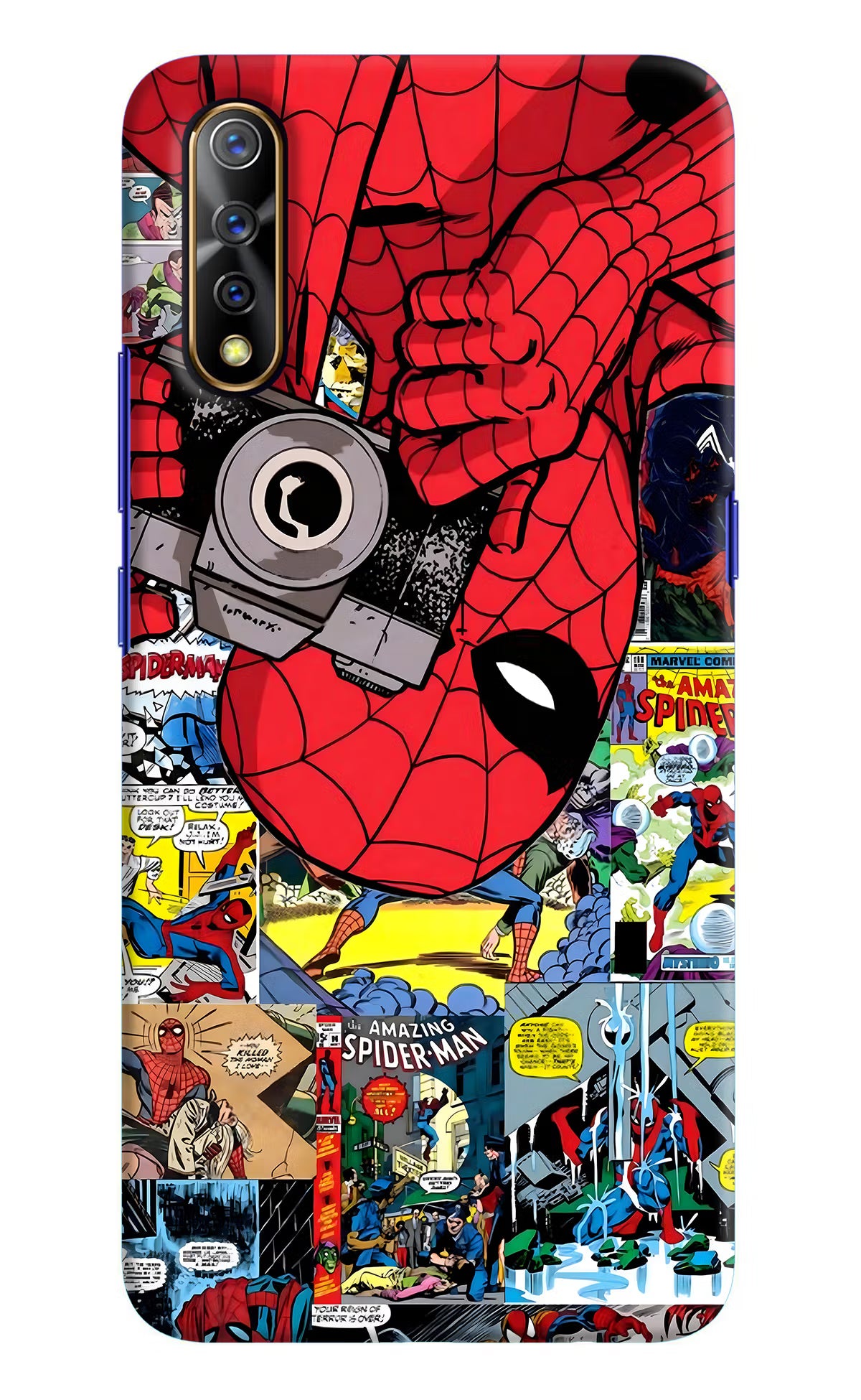 Spider Man Vivo S1/Z1x Hard Case Back Cover by Casekaro