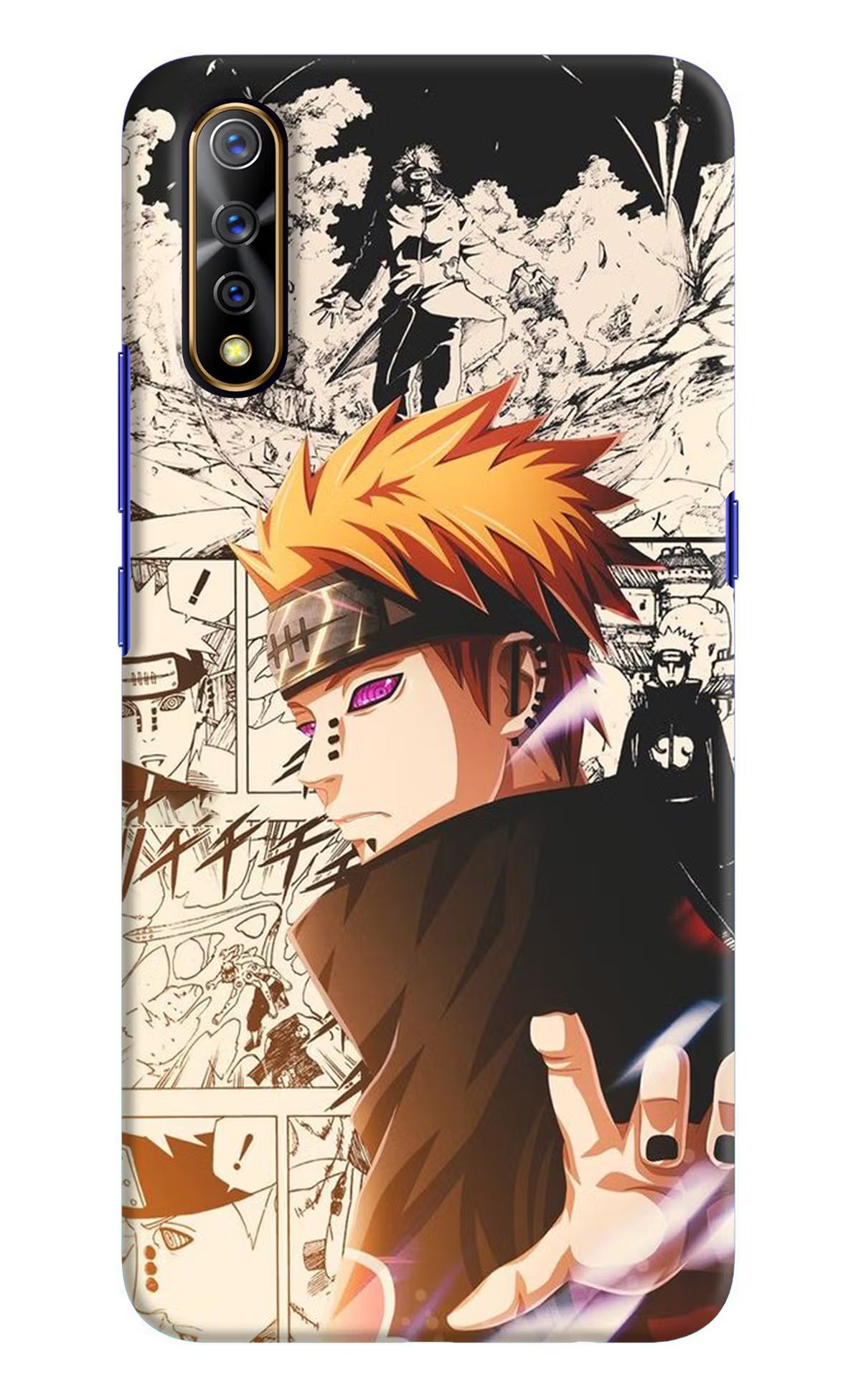 Pain Anime Vivo S1/Z1x Hard Case Back Cover by Casekaro