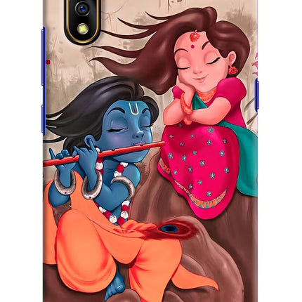 Radhe Krishna Vivo S1/Z1x Hard Case Back Cover by Casekaro