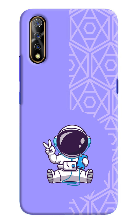 Cute Astronaut Chilling Vivo S1/Z1x Hard Case Back Cover by Casekaro
