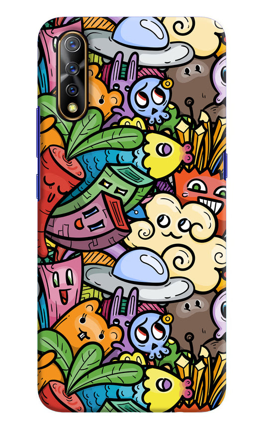 Veggie Doodle Vivo S1/Z1x Hard Case Back Cover by Casekaro