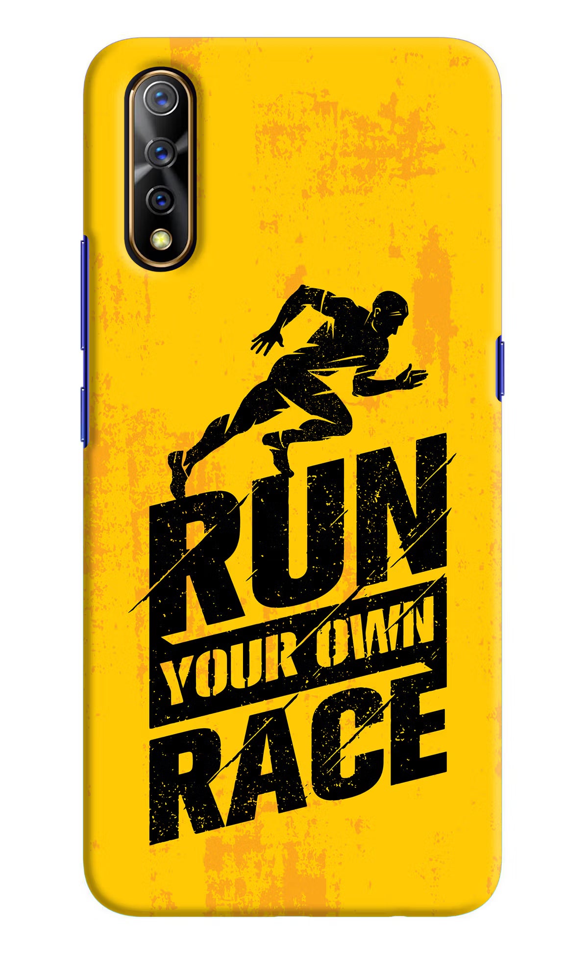 Run Your Own Race Vivo S1/Z1x Hard Case Back Cover by Casekaro