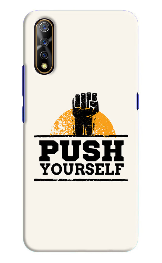 Push Yourself Vivo S1/Z1x Hard Case Back Cover by Casekaro