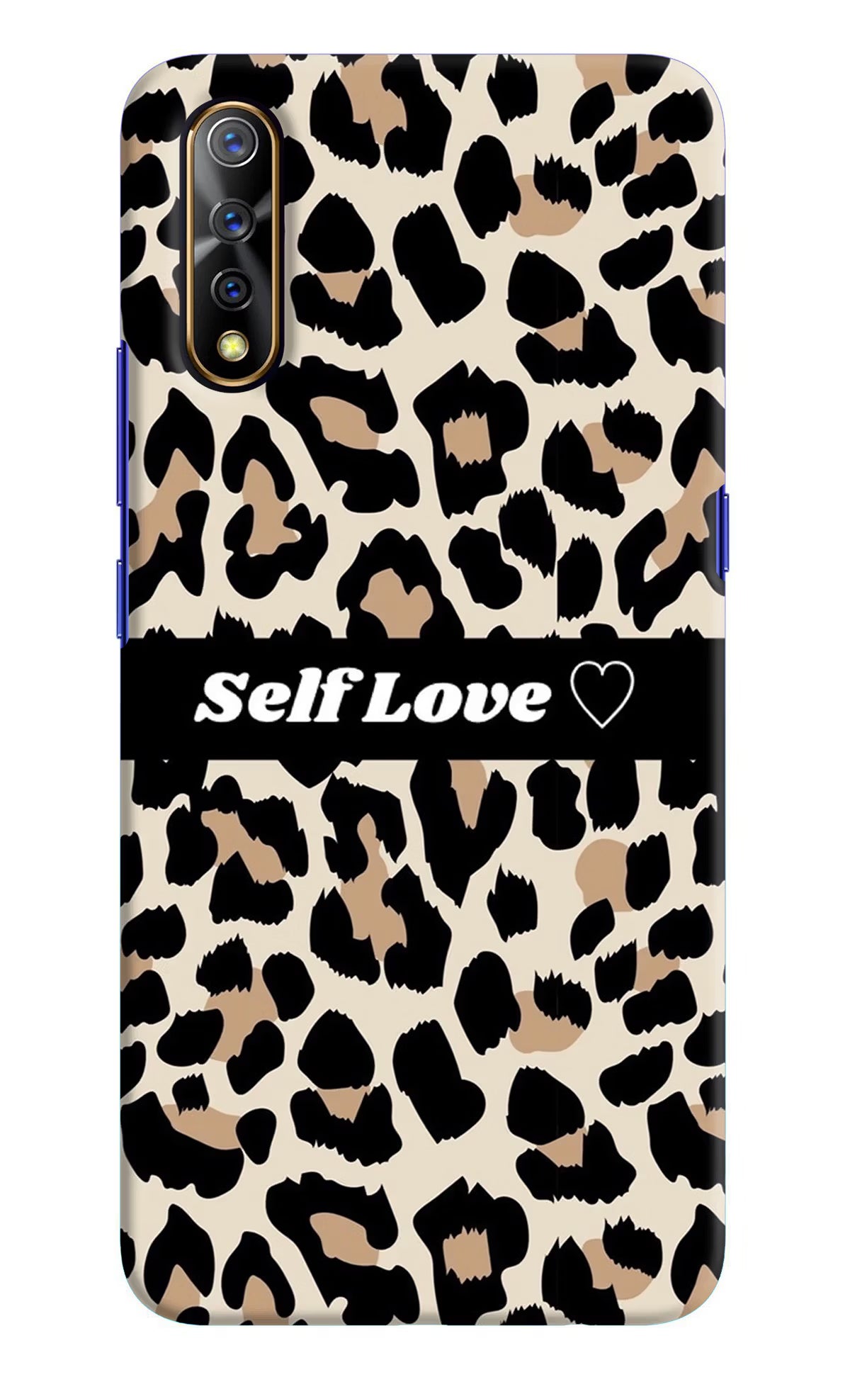 Leopard Print Self Love Vivo S1/Z1x Hard Case Back Cover by Casekaro