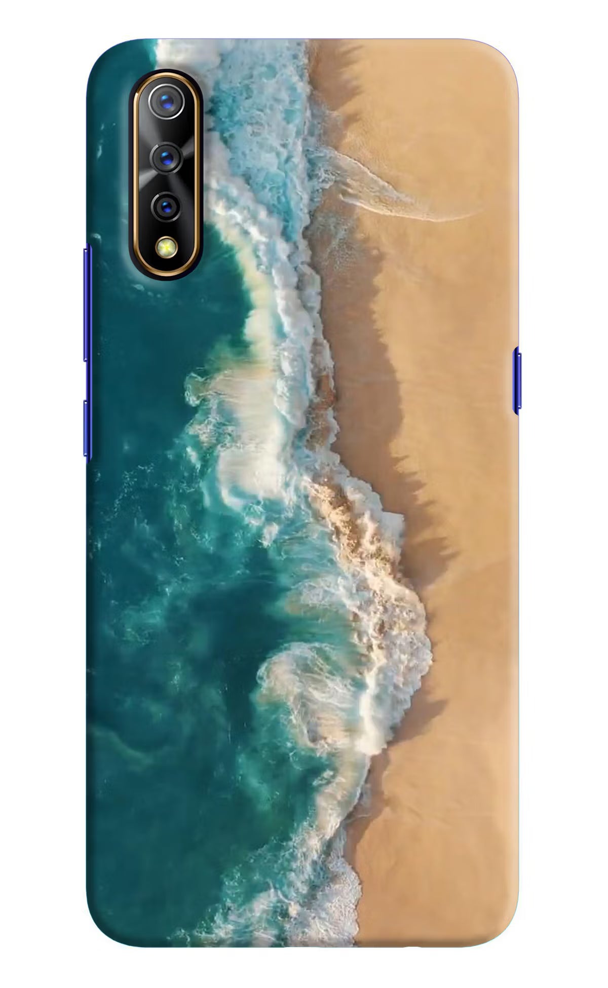 Ocean Beach Vivo S1/Z1x Hard Case Back Cover by Casekaro