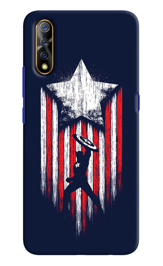Captain America Marvel Art Vivo S1/Z1x Hard Case Back Cover by Casekaro
