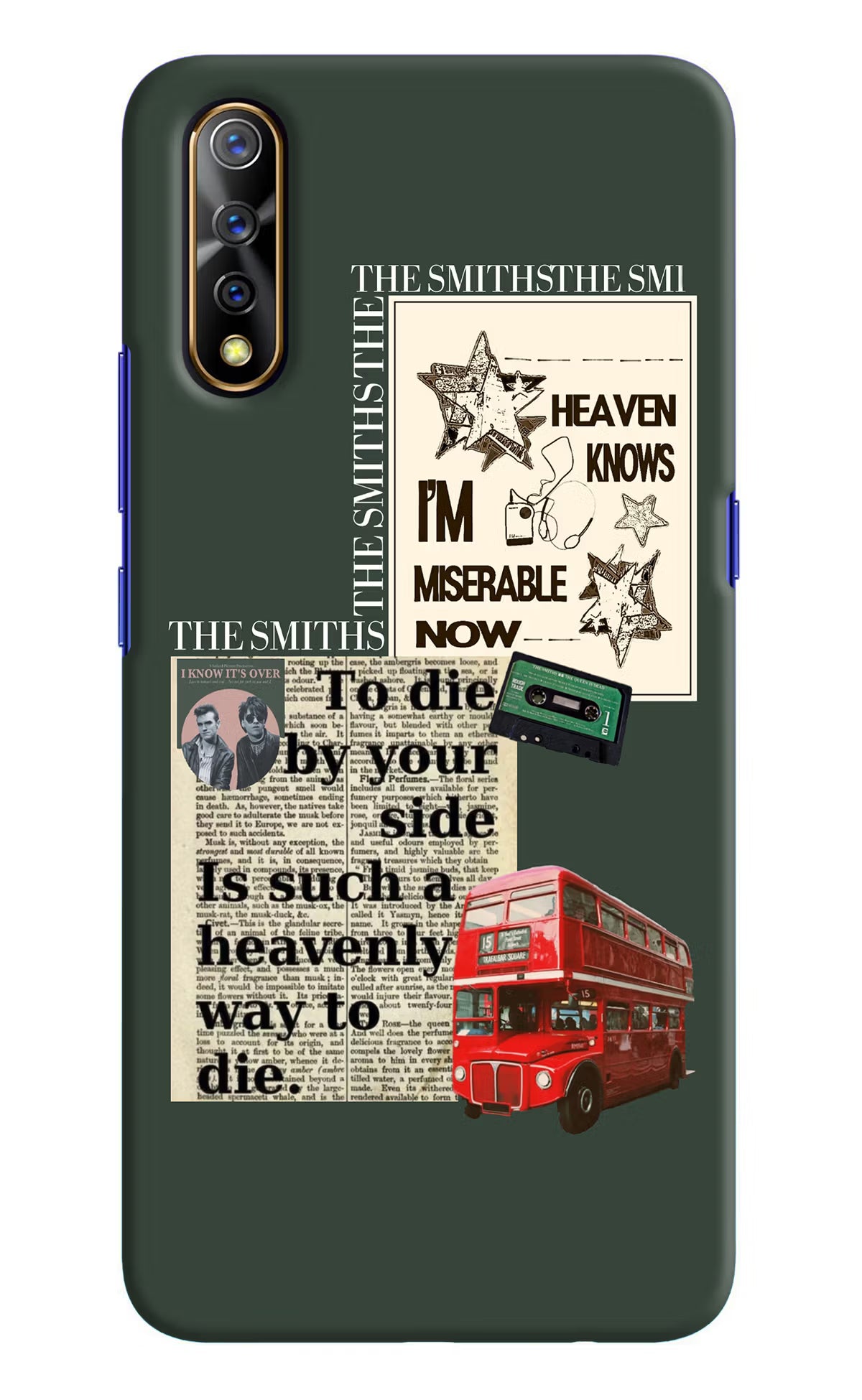 The Smiths Vivo S1/Z1x Hard Case Back Cover by Casekaro