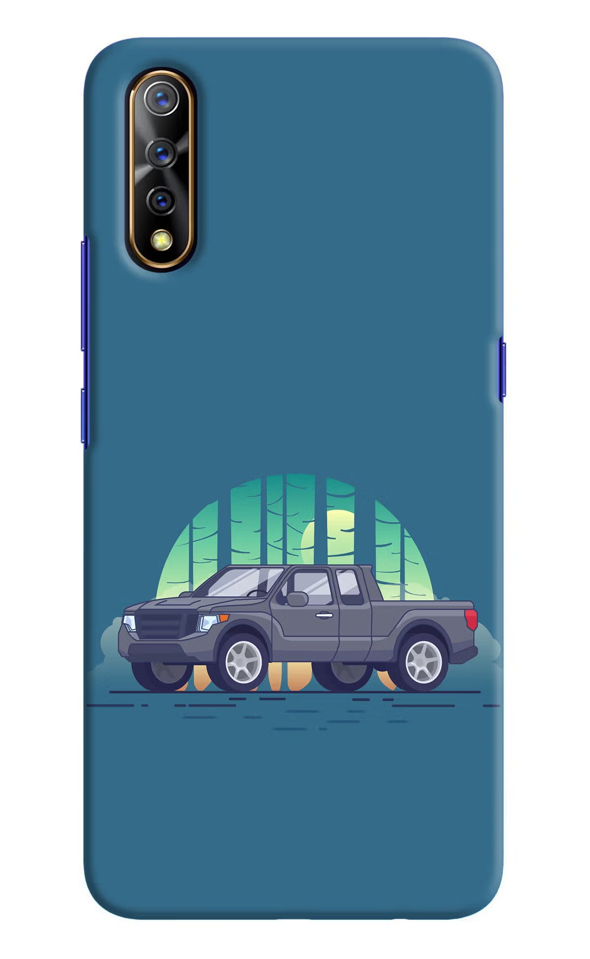 Retro Garage Vibe Vivo S1/Z1x Hard Case Back Cover by Casekaro