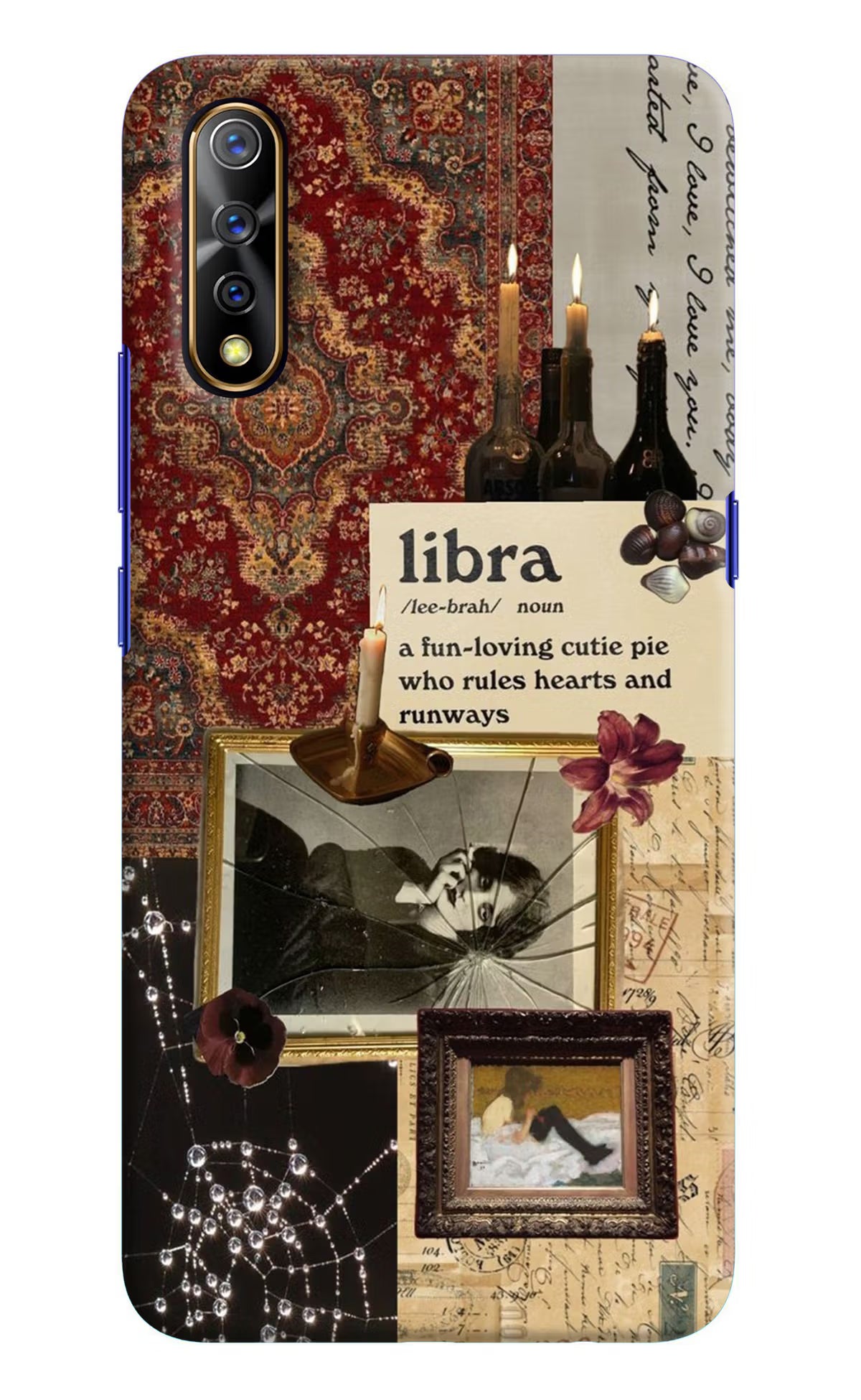 Libra Zodiac Vivo S1/Z1x Hard Case Back Cover by Casekaro