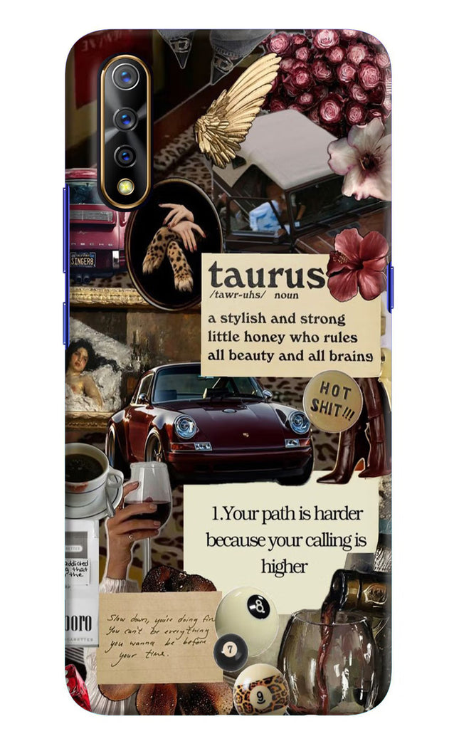 Taurus Zodiac Vivo S1/Z1x Hard Case Back Cover by Casekaro