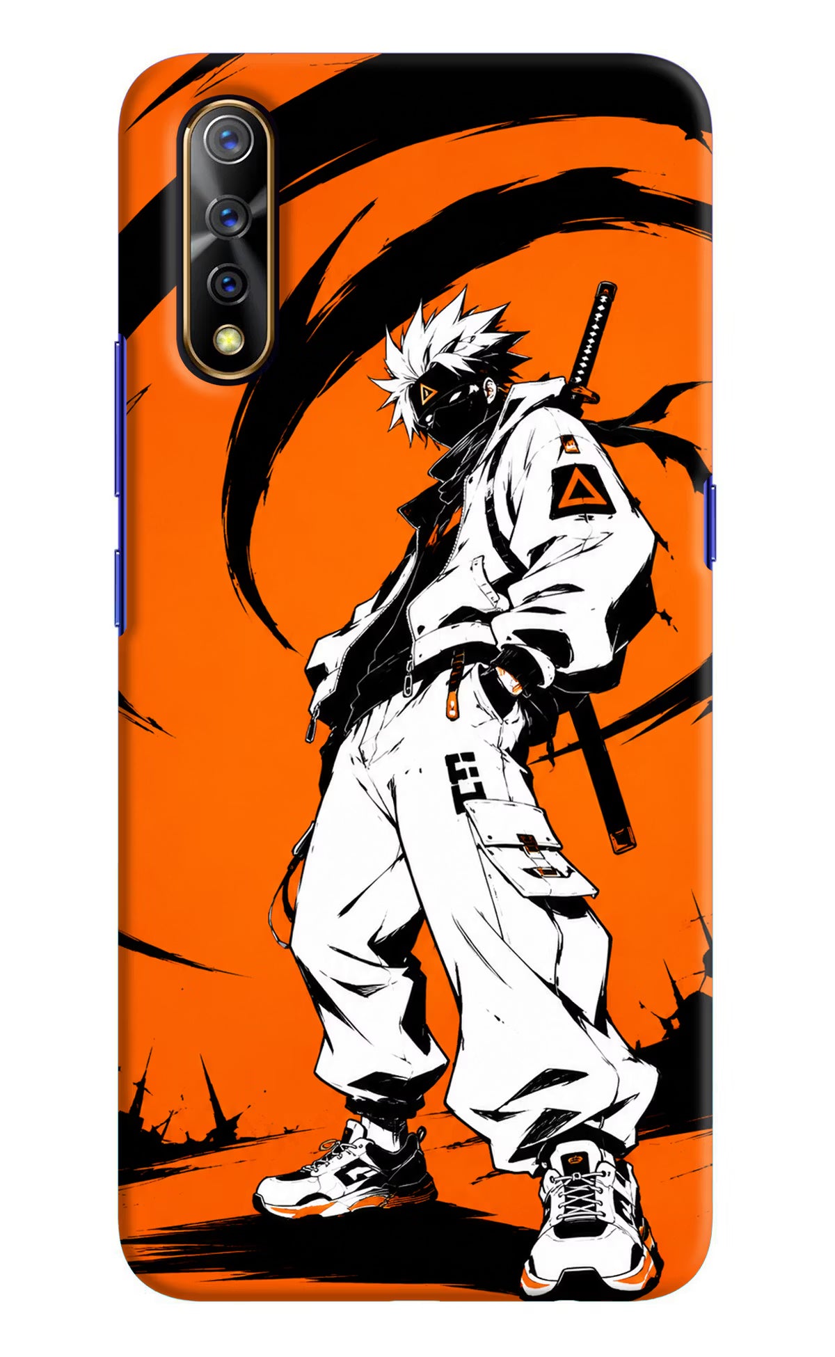 Street Samurai  Vivo S1/Z1x Hard Case Back Cover by Casekaro