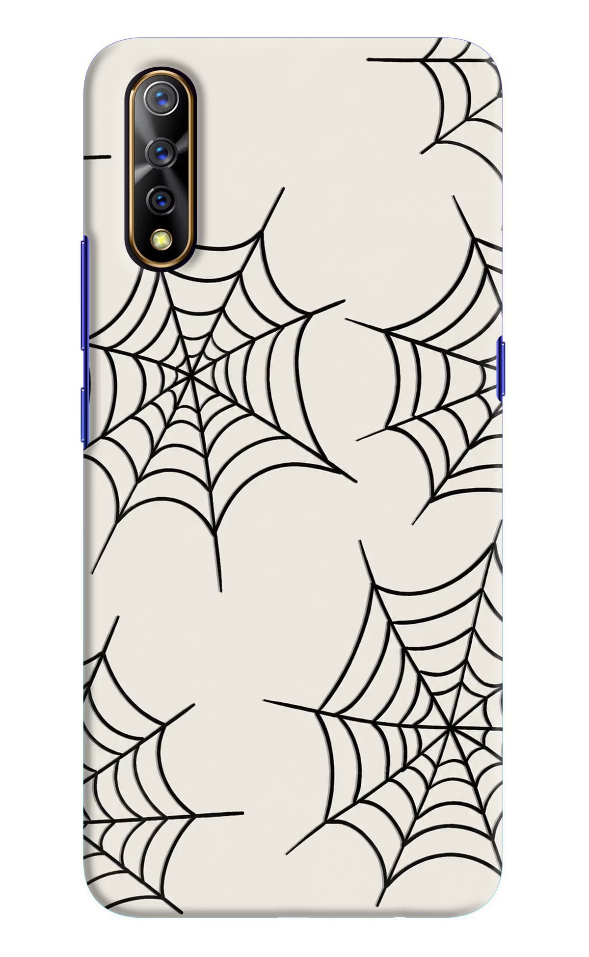 Spider Web Vivo S1/Z1x Hard Case Back Cover by Casekaro