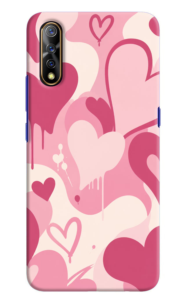 Hearty case Vivo S1/Z1x Hard Case Back Cover by Casekaro