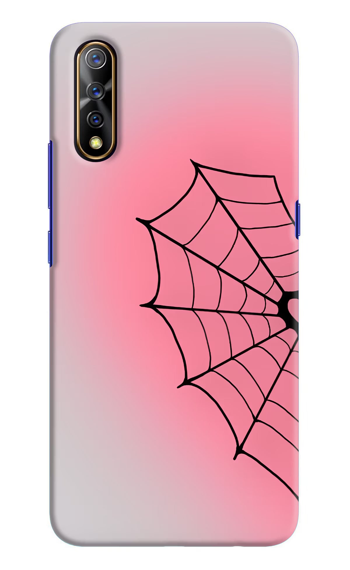 Pink Web Vivo S1/Z1x Back Cover