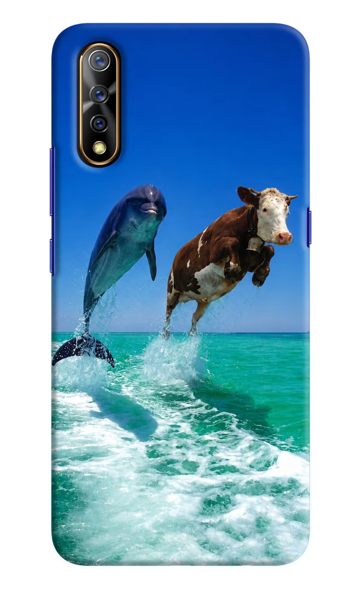 Dolphin vs Cow Vivo S1/Z1x Back Cover