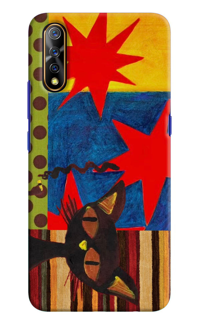 Pop Cat Vivo S1/Z1x Hard Case Back Cover by Casekaro