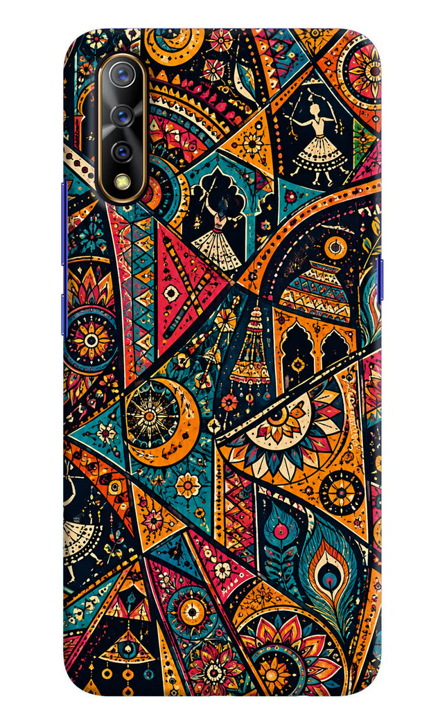 Folk Print Vivo S1/Z1x Hard Case Back Cover by Casekaro