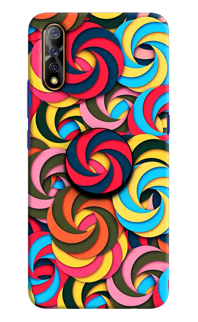 Spiral Pattern Vivo S1/Z1x Pop Case by Casekaro