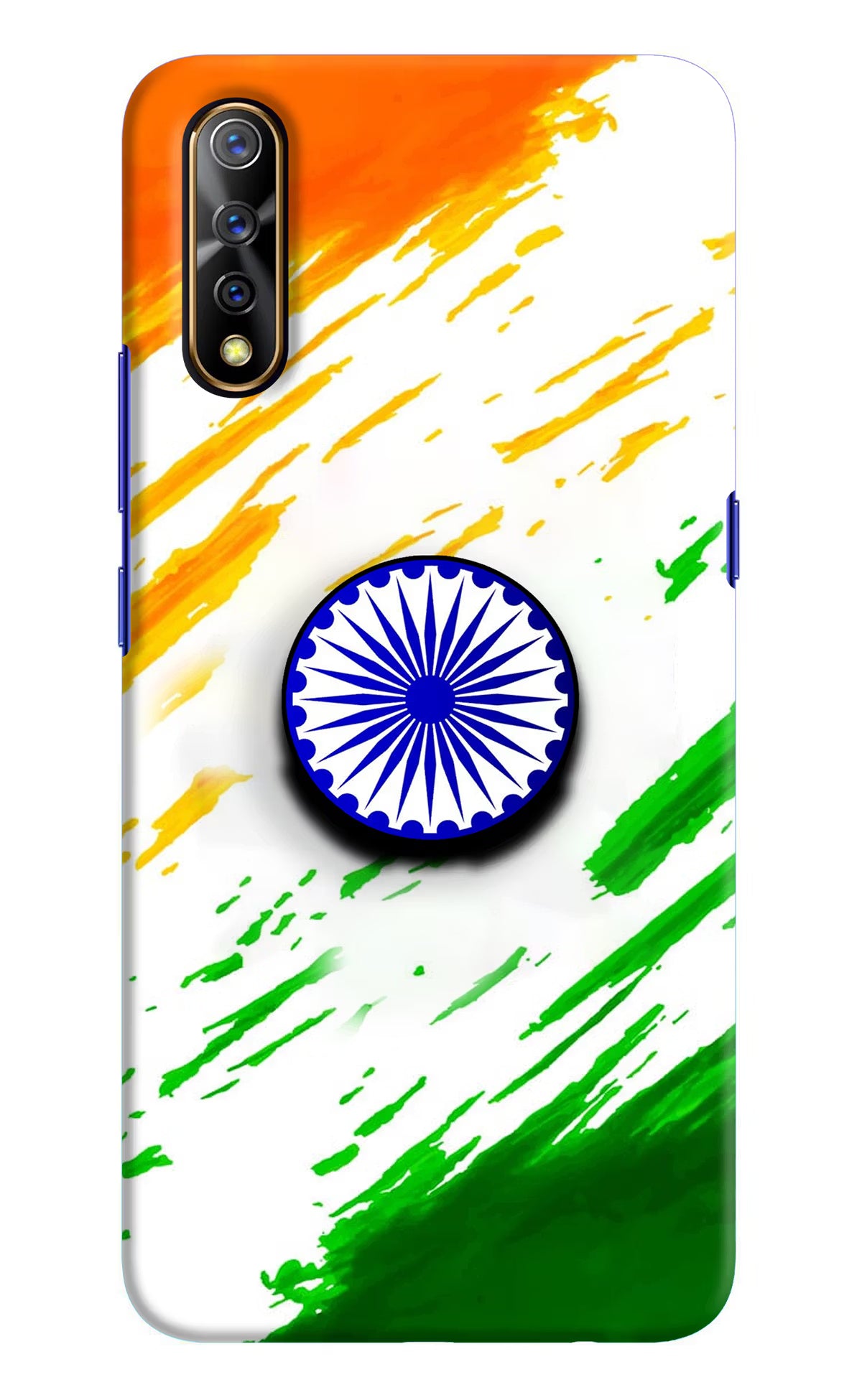 Indian Flag Ashoka Chakra Vivo S1/Z1x Pop Case by Casekaro