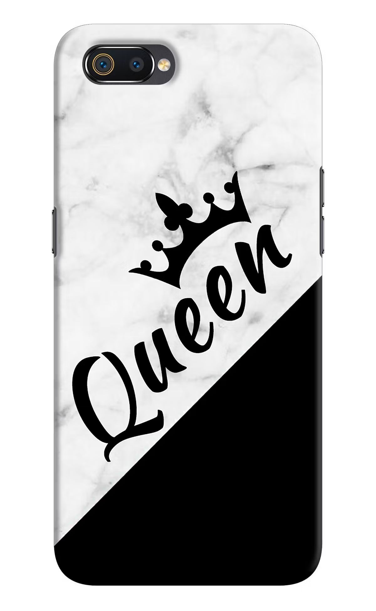 Queen Realme C2 Hard Case Back Cover by Casekaro