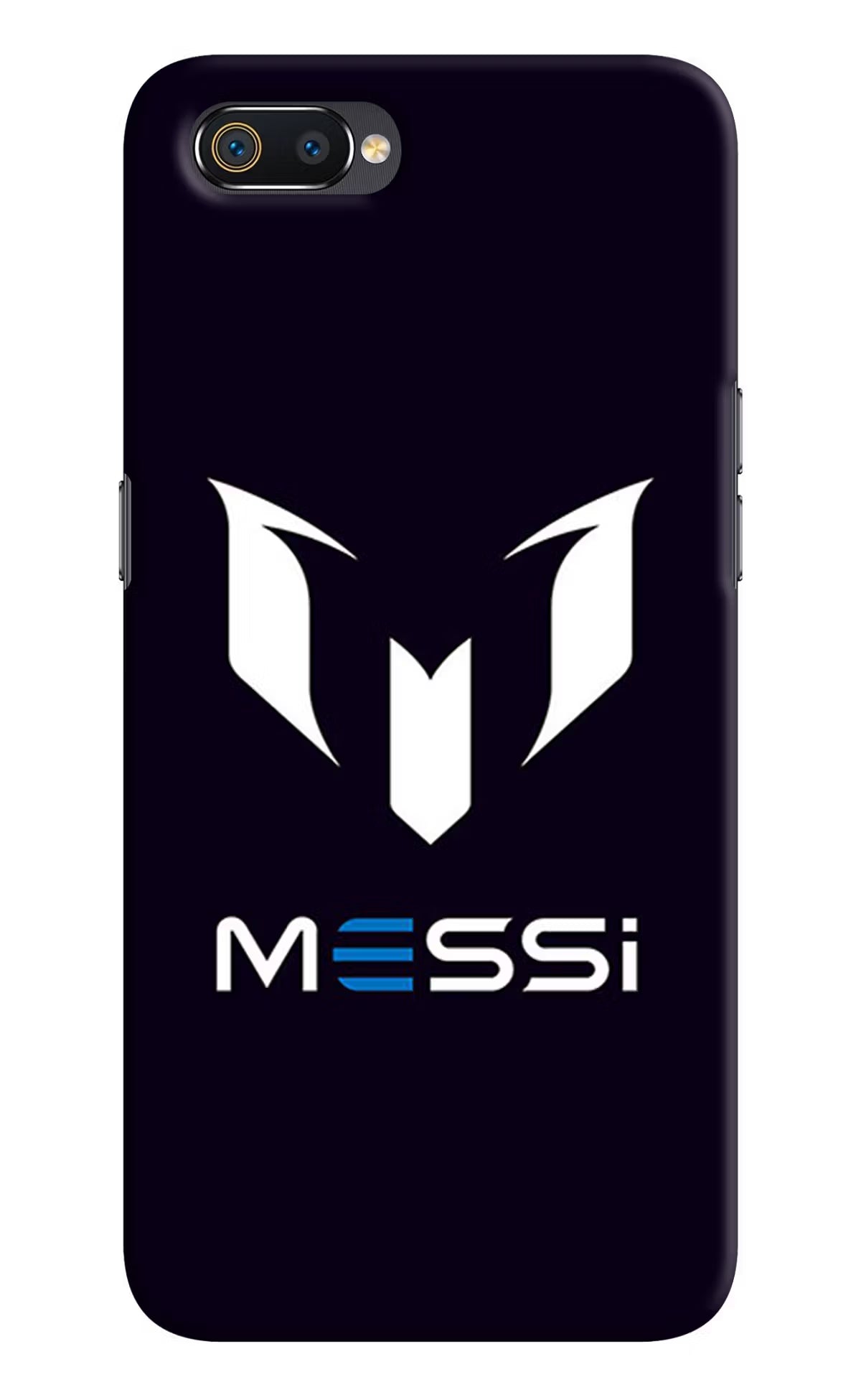 Messi Logo Realme C2 Hard Case Back Cover by Casekaro