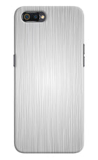Wooden Grey Texture Realme C2 Hard Case Back Cover by Casekaro