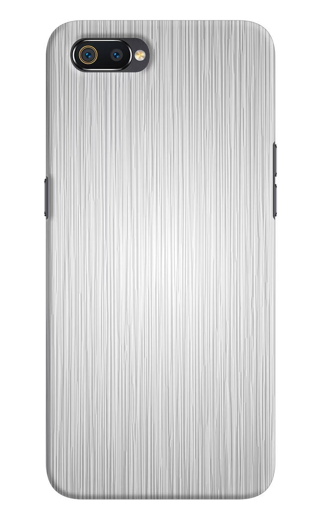 Wooden Grey Texture Realme C2 Hard Case Back Cover by Casekaro