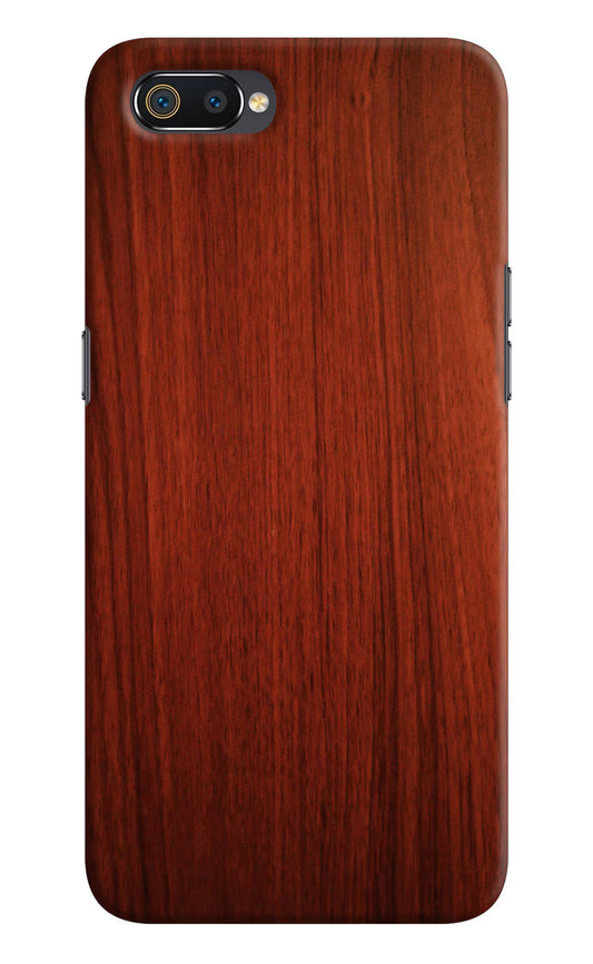 Wooden Plain Pattern Realme C2 Hard Case Back Cover by Casekaro