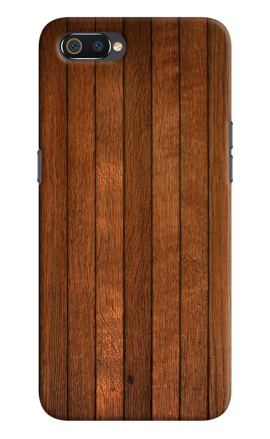 Wooden Artwork Bands Realme C2 Hard Case Back Cover by Casekaro